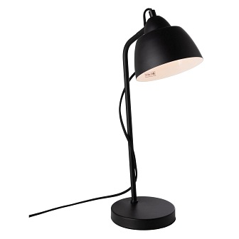 Skandynawska lampa biurkowa Charlie czarna